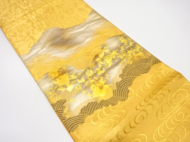 JAPANESE FUKURO OBI / WOVEN SPIRAL